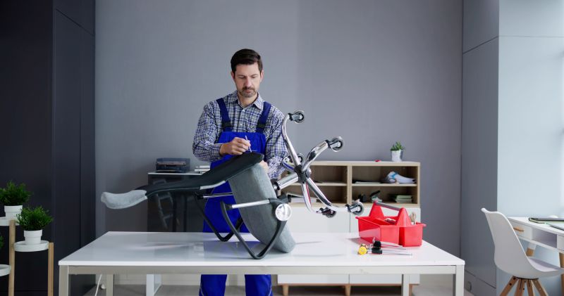 Team Installing Office Furniture
